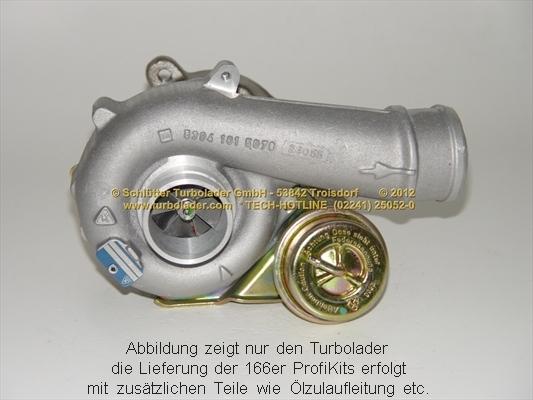 Schlütter Turbolader 166-01120 - Kompresors, Turbopūte www.autospares.lv