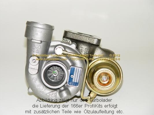 Schlütter Turbolader 166-02170 - Kompresors, Turbopūte www.autospares.lv