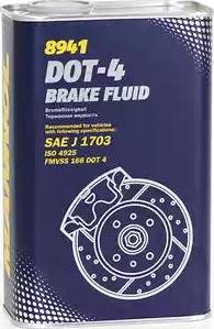 SCT-MANNOL Brake Fluid DOT-4 - Bremžu šķidrums www.autospares.lv