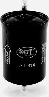 SCT-MANNOL ST 314 - Degvielas filtrs www.autospares.lv