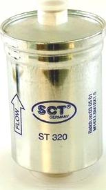 SCT-MANNOL ST 320 - Degvielas filtrs www.autospares.lv