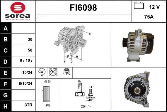 Sera FI6098 - Ģenerators www.autospares.lv
