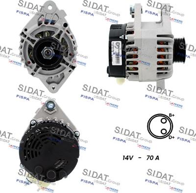 Sidat A12DE0494A2 - Ģenerators www.autospares.lv