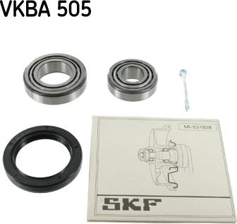 SKF VKBA 505 - Riteņa rumbas gultņa komplekts www.autospares.lv