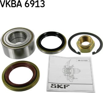 SKF VKBA 6913 - Riteņa rumbas gultņa komplekts www.autospares.lv