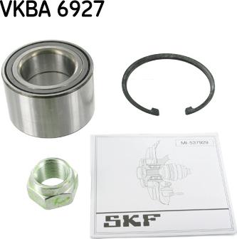 SKF VKBA 6927 - Riteņa rumbas gultņa komplekts www.autospares.lv