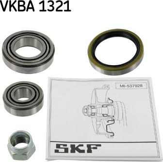 SKF VKBA 1321 - Riteņa rumbas gultņa komplekts www.autospares.lv