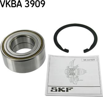 SKF VKBA 3909 - Riteņa rumbas gultņa komplekts www.autospares.lv