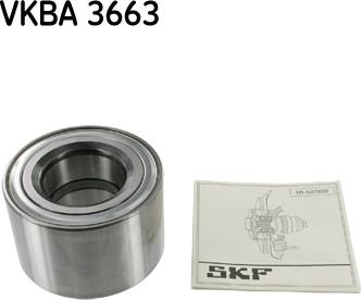 SKF VKBA 3663 - Riteņa rumbas gultņa komplekts www.autospares.lv