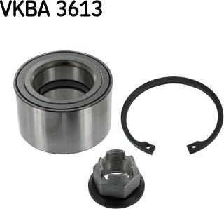 SKF VKBA 3613 - Riteņa rumbas gultņa komplekts www.autospares.lv