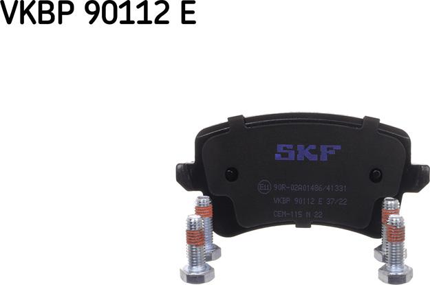 SKF VKBP 90112 E - Bremžu uzliku kompl., Disku bremzes www.autospares.lv