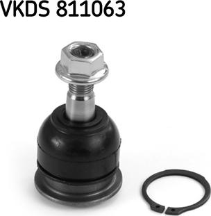 SKF VKDS 811063 - Balst / Virzošais šarnīrs www.autospares.lv