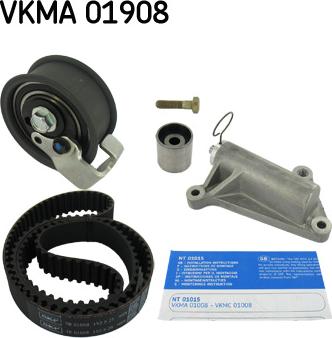 SKF VKMA 01908 - Zobsiksnas komplekts www.autospares.lv