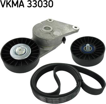 SKF VKMA 33030 - Ķīļrievu siksnu komplekts www.autospares.lv