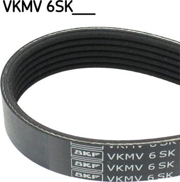 SKF VKMV 6SK848 - Ķīļrievu siksna www.autospares.lv
