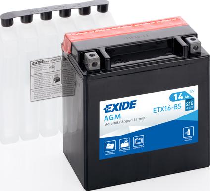 Sonnak ETX16-BS - Startera akumulatoru baterija www.autospares.lv