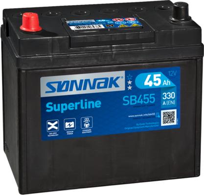 Sonnak SB455 - Startera akumulatoru baterija www.autospares.lv