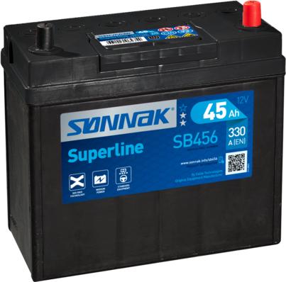 Sonnak SB456 - Startera akumulatoru baterija www.autospares.lv