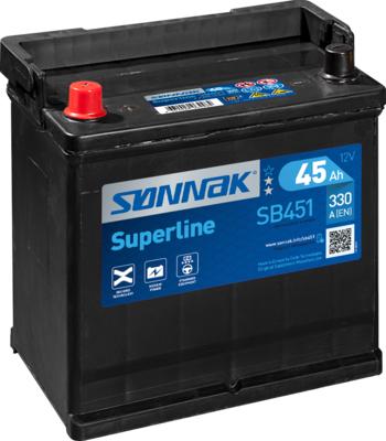 Sonnak SB451 - Startera akumulatoru baterija www.autospares.lv