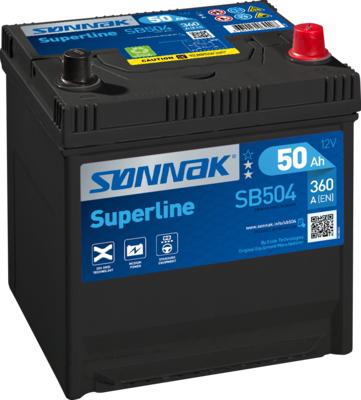Sonnak SB504 - Startera akumulatoru baterija www.autospares.lv