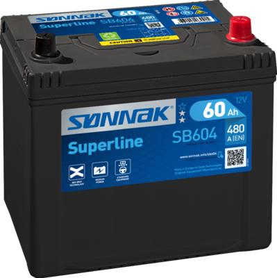 Sonnak SB604 - Startera akumulatoru baterija www.autospares.lv