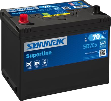 Sonnak SB705 - Startera akumulatoru baterija www.autospares.lv