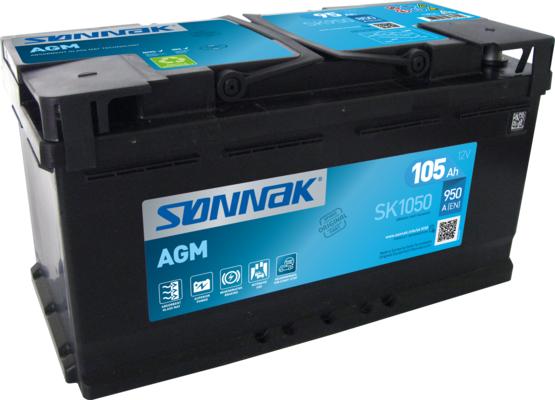 Sonnak SK950 - Startera akumulatoru baterija www.autospares.lv