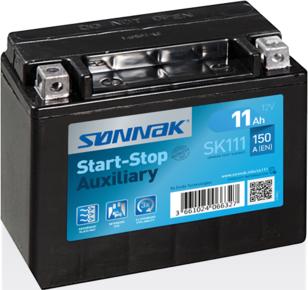 Sonnak SK111 - Startera akumulatoru baterija www.autospares.lv