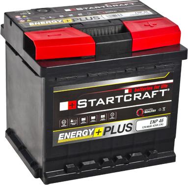 STARTCRAFT ENP 46 - Startera akumulatoru baterija www.autospares.lv