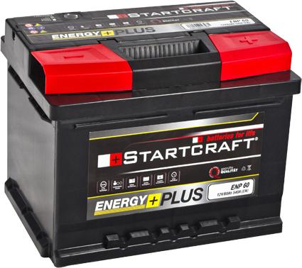 STARTCRAFT ENP 60 - Startera akumulatoru baterija www.autospares.lv
