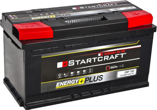 STARTCRAFT ENP 100 - Startera akumulatoru baterija www.autospares.lv