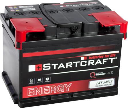 STARTCRAFT ENY 54519 - Startera akumulatoru baterija www.autospares.lv
