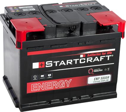 STARTCRAFT ENY 55559 - Startera akumulatoru baterija www.autospares.lv