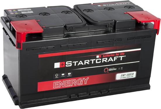 STARTCRAFT ENY 58838 - Startera akumulatoru baterija www.autospares.lv