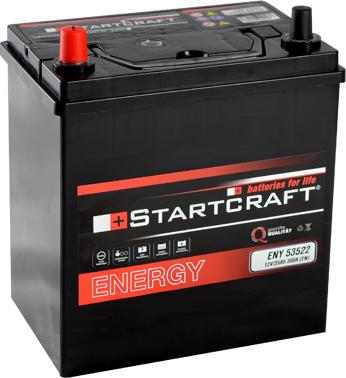 STARTCRAFT ENY 53522 - Startera akumulatoru baterija www.autospares.lv