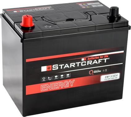 STARTCRAFT ENY 57024 - Startera akumulatoru baterija www.autospares.lv
