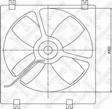 Stellox 29-99132-SX - Ventilators, Motora dzesēšanas sistēma www.autospares.lv