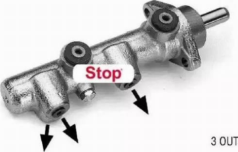 Stop 132880S - Galvenais bremžu cilindrs www.autospares.lv