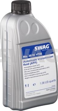 Swag 30 91 4738 - Automatic Transmission Oil www.autospares.lv