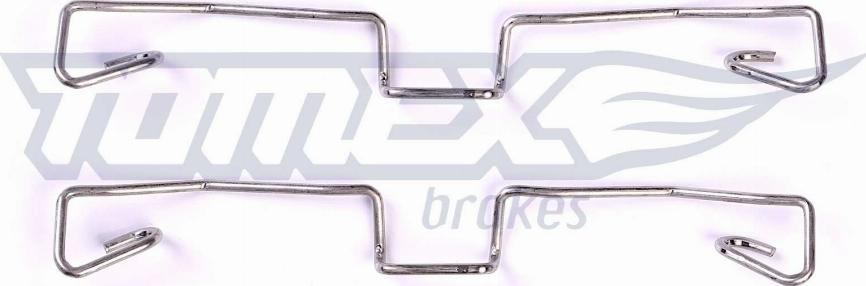 TOMEX brakes TX 44-02 - Piederumu komplekts, Disku bremžu uzlikas www.autospares.lv