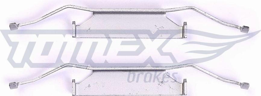 TOMEX brakes TX 44-73 - Piederumu komplekts, Disku bremžu uzlikas www.autospares.lv