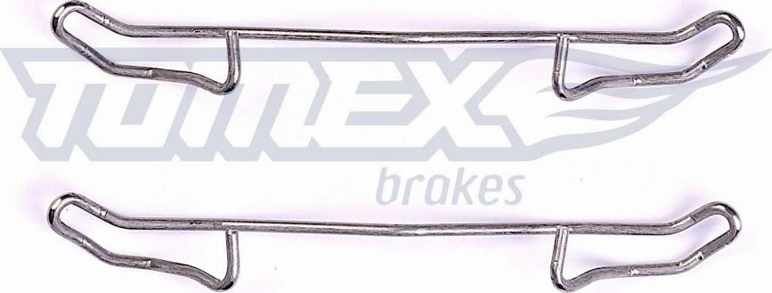 TOMEX brakes TX 43-90 - Piederumu komplekts, Disku bremžu uzlikas www.autospares.lv