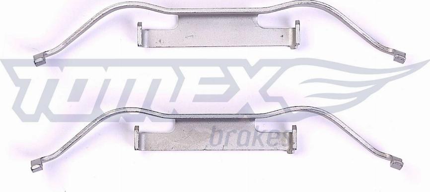 TOMEX brakes TX 43-88 - Piederumu komplekts, Disku bremžu uzlikas www.autospares.lv