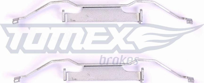 TOMEX brakes TX 43-82 - Piederumu komplekts, Disku bremžu uzlikas www.autospares.lv