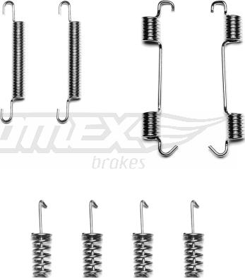 TOMEX brakes TX 42-00 - Piederumu komplekts, Bremžu loki www.autospares.lv