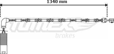 TOMEX brakes TX 30-38 - Indikators, Bremžu uzliku nodilums www.autospares.lv