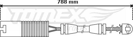 TOMEX brakes TX 30-29 - Indikators, Bremžu uzliku nodilums www.autospares.lv
