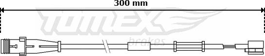 TOMEX brakes TX 30-70 - Indikators, Bremžu uzliku nodilums www.autospares.lv