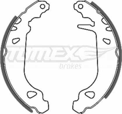 TOMEX brakes TX 20-45 - Bremžu loku komplekts www.autospares.lv