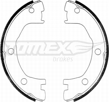 TOMEX brakes TX 21-41 - Bremžu loku komplekts www.autospares.lv